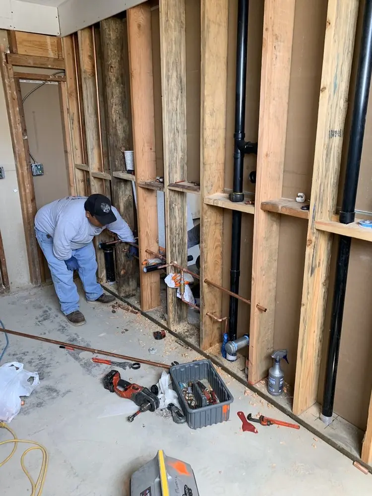 Commercial rough-in plumbing for Commercial Plumbing in Goshen